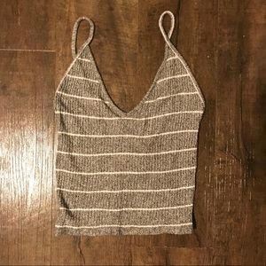 Brandy Melville stripped crop top